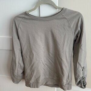 Land's End Sweatshirt with button sleeve